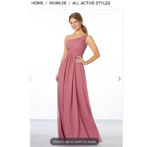 Two formal dresses color
